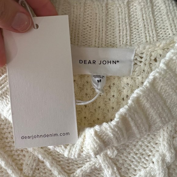 Dear John Briana Cable Knit Sweater Vest - Picture 7 of 7